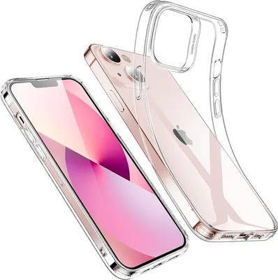 Produktbild von ESR Silikonhülle für Apple iPhone 13 6.1"" Hülle transparent verstärkt A2482