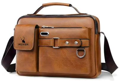 Zdjęcie produktu dla Męska torba crossbody WEIXIER FL-35522 - Brązowa KP35522