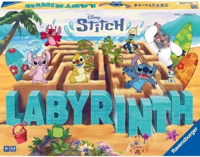 Zdjęcie produktu dla Labirynt Stitch, Gra Labyrinth, Uniwersum Stitch, Dla Dzieci Od 7 Lat, Ravensburger