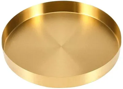 Image de Plateau de luxe en acier inoxydable, antidérapant, décoratif, idéal pour les bijoux et les produits cosmétiques