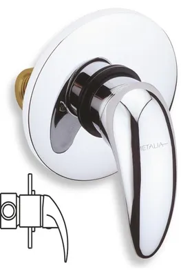 Produktbild von Novaservis Unterputz-Duscharmatur Metalia 55 Chrom