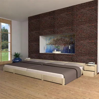 Produktbild von Familienbett "Familien-Nesterl" 360 200 23 Fichte 90/180/90cm ohne Ablage