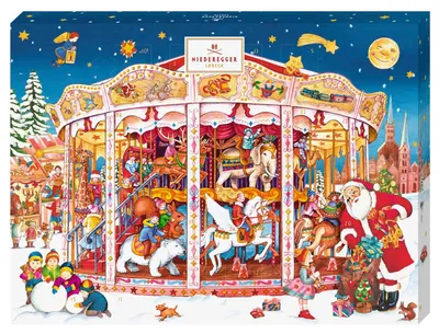 Produktbild von Niederegger Adventskalender Karussell