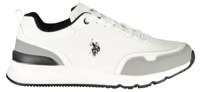 Produktbild von Weißer Herren-Sneaker mit Kontrastdetails und Logo-Aufdruck