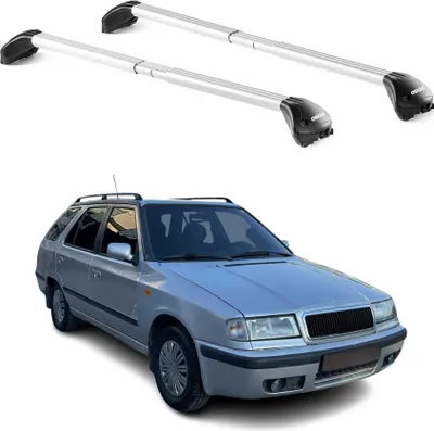 Produktbild von Dachträger für Skoda Felicia Kombi 1995-2001 5 tür 100kg Alu Silber 2x ABE