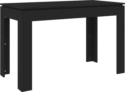 Produktbild von vidaXL Esstisch Schwarz 120x60x76 cm Holzwerkstoff