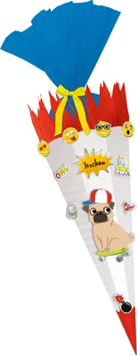 Produktbild von URSUS Schultüten Bastelset Easy Line Mops 68cm