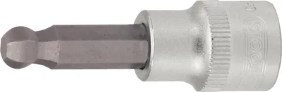 Produktbild von KS Tools  1/4" Bit-Stecknuss Innensechskant mit Kugelkopf, 9 mm, 917.2449
