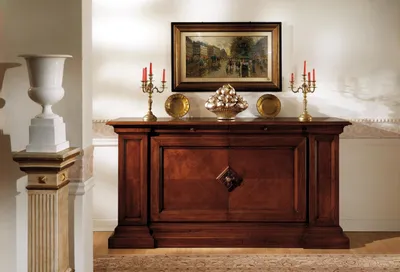 Image de Luxe style antique buffet commode commodes étagère armoire commode en verre