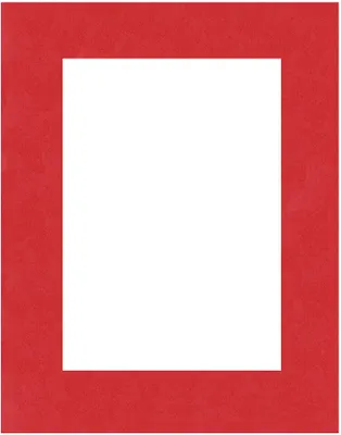 Produktbild von HNFD Passepartout 20x40 cm - 10x30 cm Rosso Ciliegia