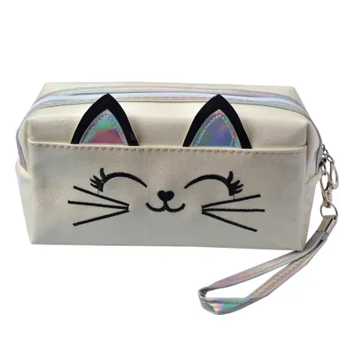 Produktbild von Juleeze JZTB0024W Kosmetiktasche, Weiß, 18x10 cm