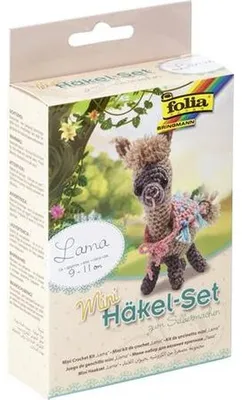Obrázok produktu pre Mini súprava na háčkovanie, FOLIA, lama