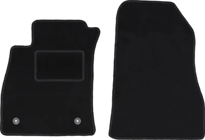 Immagine prodotto di Wielganizator tappetini auto velours anteriori adatto per Nissan Juke F15 (2010-2017, crossover) neri, set 2 pz, con fissaggi
