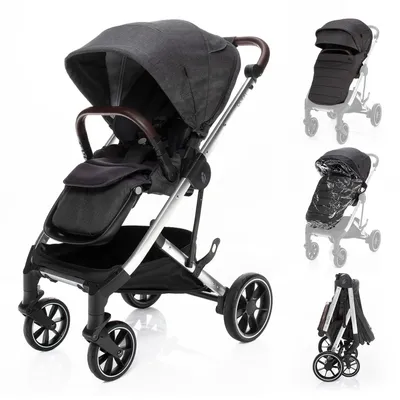 Obrázek produktu pro Kočárek Quest, Vulcan Black/Silver