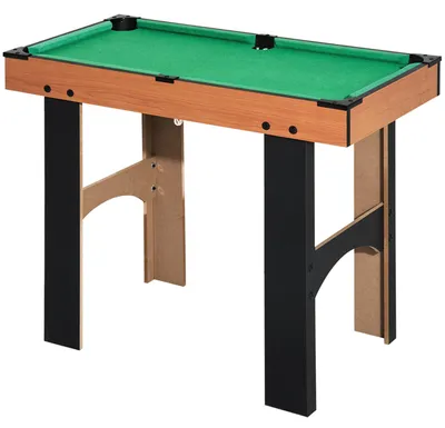 Produktbild von 2-in-1 Tischkicker, Multispieltisch 4 in 1, kompakt, inkl. Spielaccessoires, 92 x 78 x 80 cm