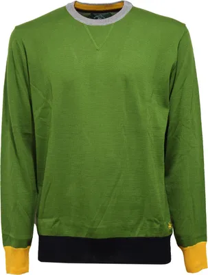 Produktbild von 6734K maglione uomo BEVERLY HILLS POLO CLUB grün mix Wollpullover Mann