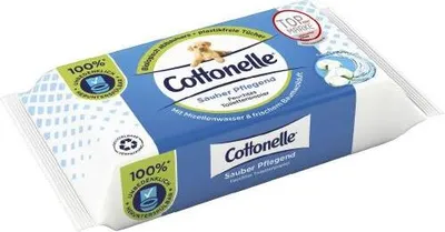 Immagine prodotto di Cottonelle Feuchtes Toilettenpapier Sauber Pflegend 1-lagig 42 Tücher