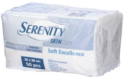 Imagen del producto de SALVIETTA SKINCARE: Toallitas para el cuidado de la piel, tamaño 30 x 38 cm, paquete de 50 unidades