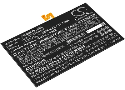 Image de TECHTEK Batterie compatible avec [Samsung] Galaxy Tab S7 FE 5G, Galaxy Tab S7 Plus 12.4, Galaxy Tab S7+ 12.4 2020, SM-T738U, SM-T970, SM-T975, SM-T97