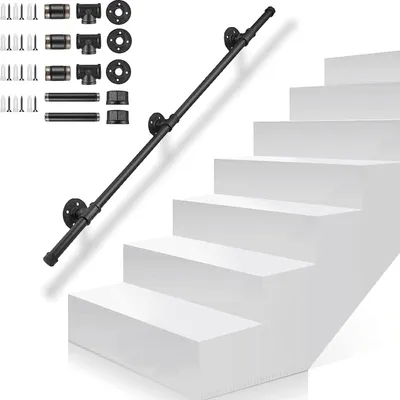 Produktbild von Handlauf, Handläufe für Treppen, Handlauf Geländer, Edelstahl Wandhandlauf, Geländer Treppe Rutschfester Innen Außen
