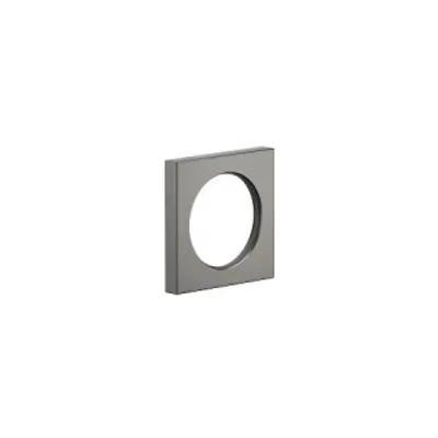 Produktbild von Dornb Rosette eckig 70x70mm dark platinum matt