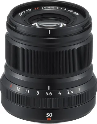 Image de Fujifilm FUJINON 50 mm / F 2.0 XF R WR Objectif standard pour appareil photo système Fujifilm X, F2, autofocus, diamètre du filtre 46 mm, 200 g