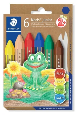 Image de STAEDTLER Wachsmalkreide Noris junior 6 Stk. retail