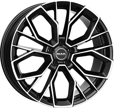 Produktbild von Alufelge Mak Stilo-D 10X21 5X112 Et 42 Black Mirror