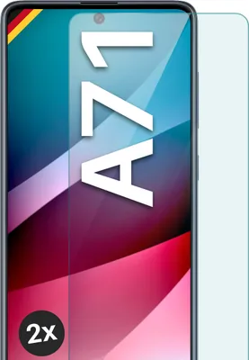 Produktbild von Glas Schutzfolie für Samsung Galaxy A71, Stückzahl:2er Set