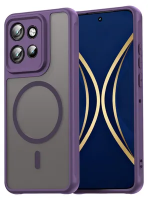 Produktbild von Magsafe Handyhülle für Motorola Edge 50 Neo / Edge 60 Neo Hülle Magnet Case Lila