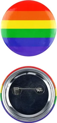 Produktbild von Regenbogen Anstecker 4cm