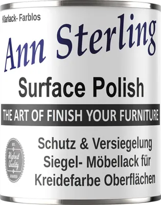 Produktbild von Contura Ann Sterling Siegellack / Versiegelung Klarlack -Finish- für Shabby Chic Farblos Matt - 20Liter