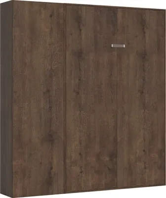 Produktbild von ITAMOBY - Schrankbett Kentaro 140 vertikal mit Säulenschrank Nussbaum