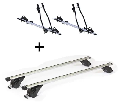 Produktbild von 2x Fahrradträger SAGITTAR + Dachträger/Relingträger VDP KING1 kompatibel mit Bmw Serie 2 (F46) Gran Tourer (5 Türer) ab 14