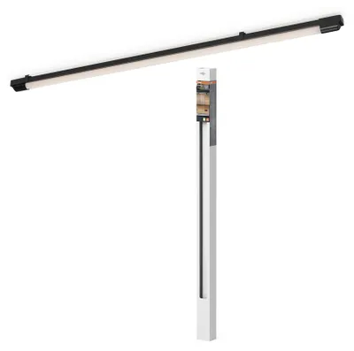 Zdjęcie produktu dla Oświetlenie LED Osram, lampa podszafkowa, listwa świetlna Shift, 120 cm, czarna, 24W, 3000lm, temperatura barwowa: 3000K/4000K
