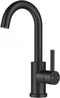 Produktbild von Wasserhahn 360° drehbar, Edelstahl, Warm- und Kaltwasser, Chrom, für Badezimmer