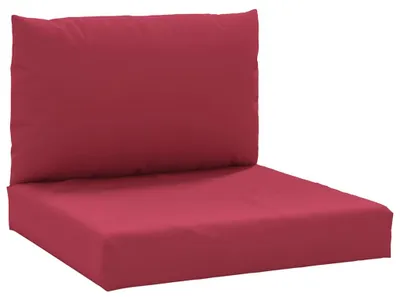 Produktbild von vidaXL Palettenkissen 2-tlg. Weinrot Oxford-Gewebe