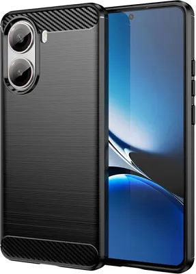 Produktbild von Hülle für Xiaomi Poco X7 Pro - Phonesta Carbon Silikon Back Cover - Schwarz