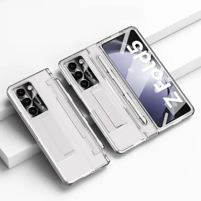 Image de Pour Samsung Galaxy Z Fold5 5G Etui à charnières avec support de stylo et stylet