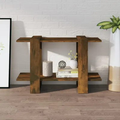 Produktbild von "Winterschlussverkauf "Bücherregal/Raumteiler - CLORIS - Standregal - Robust und langlebig - Räuchereiche 80x30x51 cm - DEMöbel7984755