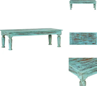 Produktbild von vidaXL Couchtisch 110x50x34 cm Altholz Massiv - Couchtische