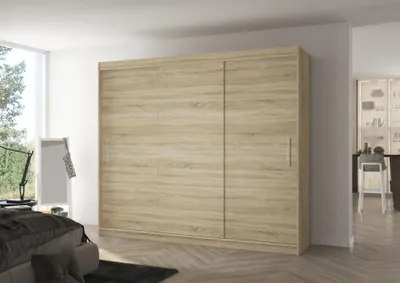 Obrázek produktu pro Velká šatní skříň 250 cm GADRIS - dub sonoma