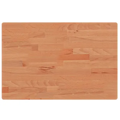 Image de vidaXL Plateau de table 60x40x2,5 cm Rectangulaire bois massif hêtre