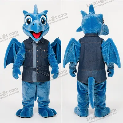Obrázek produktu pro Modrý MASTICOT kartounový pterodaktyl maskot
