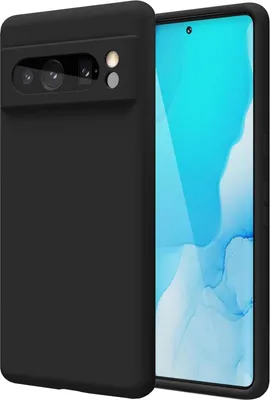 Immagine prodotto di Custodia per Google Pixel 8 Pro Custodia protettiva in gel di silicone per telefono cellulare, nero