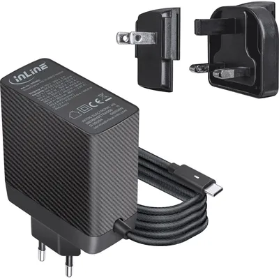 Obrázok produktu pre InLine 31516C, Vnútorný, AC, 48 V, 5 A, 1,2 m, Čierna