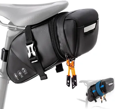 Image de Eyein Sacoche de selle vélo étanche extensible 2L capacité