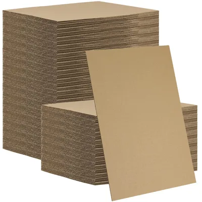 Immagine prodotto di Set di 60 fogli di cartone ondulato formato A4, ideali per progetti creativi