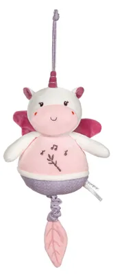 Obrázok produktu pre GIPSY Toys – Jednorožec – Hudobná škatuľka – Plyšová hračka – Séria "Bamboo" – 26 cm / s kartičkou