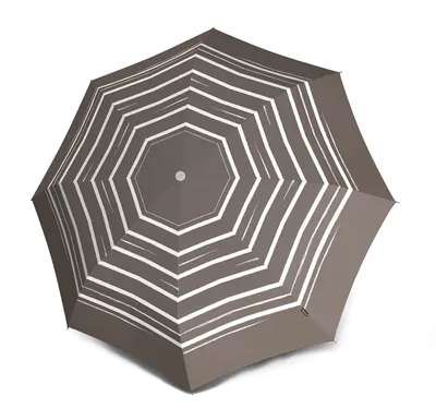 Image de Knirps parapluie canne parapluie 930 Stick Long Automatic Stripe Art Taupe